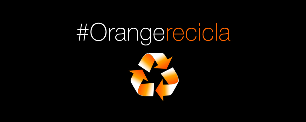 Reutiliza, reduce, #Orangerecicla